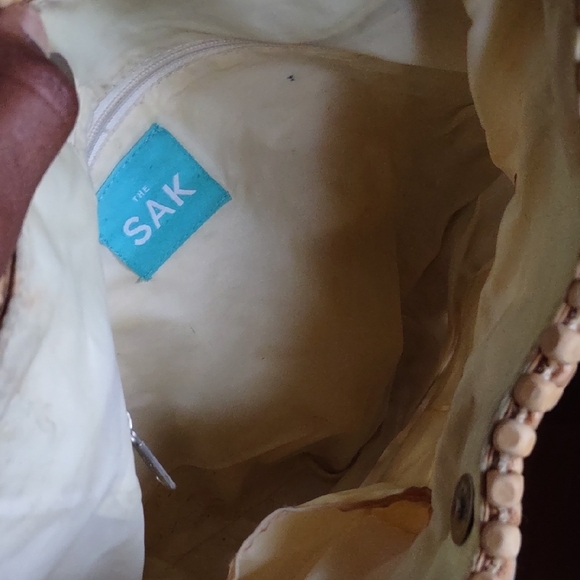 The Sak Montara Wood Beaded Hobo Bag. - Picture 10 of 13